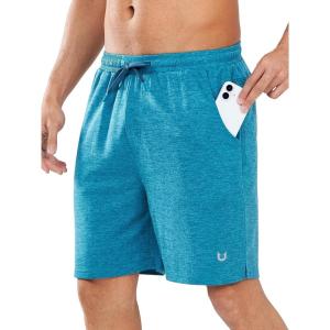 imageNORTHYARD Mens Athletic Gym Shorts 7 Quick Dry Running Workout Basketball Shorts Tennis Lightweight MeshCoralheather