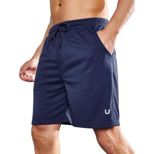 imageNORTHYARD Mens Athletic Gym Shorts 7 Quick Dry Running Workout Basketball Shorts Tennis Lightweight MeshNavy