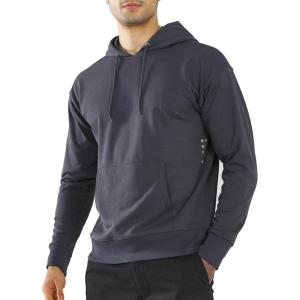 imageNORTHYARD Mens Cotton Hoodies Pullover Drawstring Hooded Collar Casual Sweatshirts Athletic Long Sleeve Shirts with PocketDarkgrey