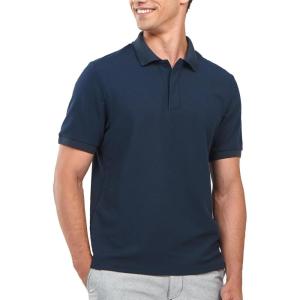 imageNORTHYARD Mens Cotton Polo Shirts Short Sleeve Knitted Golf Shirt Casual Classic Polos TShirtNavy