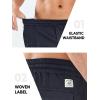 imageNORTHYARD Mens Casual Cotton Cargo Shorts with Elastic Waist and 6 Pockets Work Bermuda Shorts for MenBlack