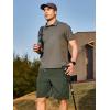 imageNORTHYARD Mens Hiking Cargo Shorts 9quot Lightweight Outdoor Tactical Work Short Athletic Casual Golf Camping Fishing 7 PocketsArmygreen