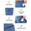 imageNORTHYARD Mens Hiking Cargo Shorts 9quot Lightweight Outdoor Tactical Work Short Athletic Casual Golf Camping Fishing 7 PocketsFederalblue
