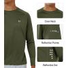 imageNORTHYARD Mens Sun Protection UPF 50 Shirts Long Sleeve Swim Rash Guard Shirt Workout Running Athletic Gym UV Fish HikingArmygreen