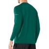 imageNORTHYARD Mens Sun Protection UPF 50 Shirts Long Sleeve Swim Rash Guard Shirt Workout Running Athletic Gym UV Fish HikingEvergreen