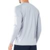 imageNORTHYARD Mens Sun Protection UPF 50 Shirts Long Sleeve Swim Rash Guard Shirt Workout Running Athletic Gym UV Fish HikingLightgrey