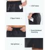 imageNORTHYARD Mens Athletic Running Shorts 7 Workout Gym Short Quick Dry Lightweight Tennis Basketball with Zipper PocketsBlack