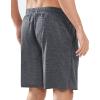 imageNORTHYARD Mens Athletic Running Shorts 7 Workout Gym Short Quick Dry Lightweight Tennis Basketball with Zipper PocketsGreyheather