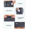imageNORTHYARD Mens Athletic Running Shorts 7 Workout Gym Short Quick Dry Lightweight Tennis Basketball with Zipper PocketsGreyheather