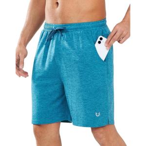 imageNORTHYARD Mens Athletic Running Shorts 7 Workout Gym Short Quick Dry Lightweight Tennis Basketball with Zipper PocketsCoralheather