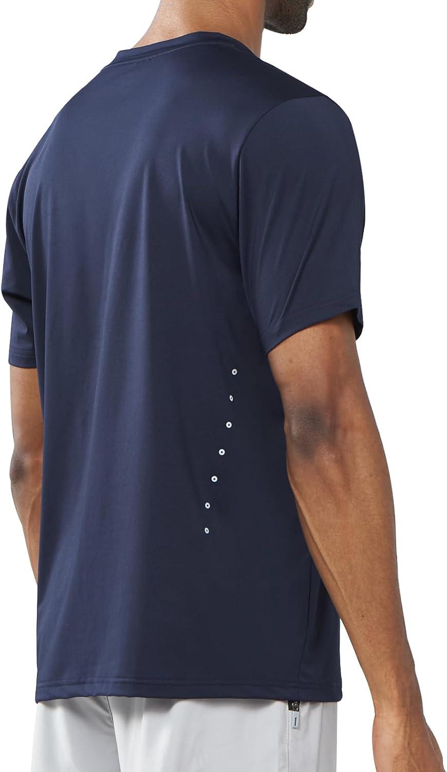 imageNORTHYARD Mens Athletic Gym TShirtsWorkout Running Breathable ShortSleeve Sports Performance Shirts Top TeeNavy