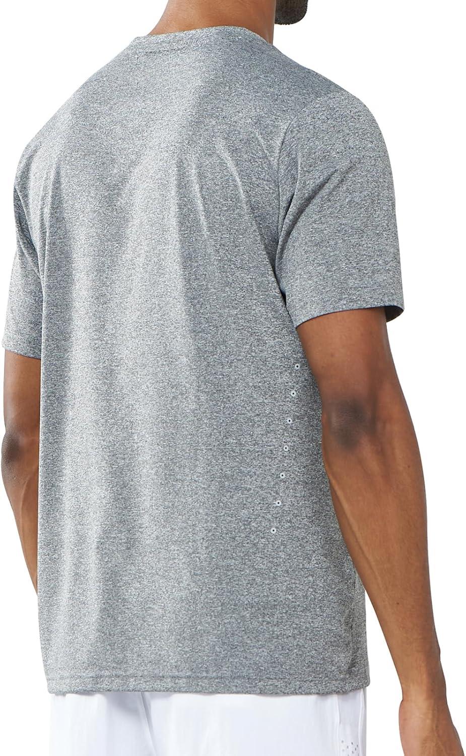 imageNORTHYARD Mens Athletic Gym TShirtsWorkout Running Breathable ShortSleeve Sports Performance Shirts Top TeeSmoke Heather