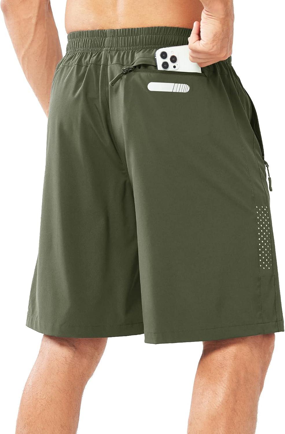 imageNORTHYARD Mens Athletic Running Shorts Quick Dry Workout Shorts 7quot 5quot 9quot Lightweight Sports Gym Basketball Tennis HikingArmygreen