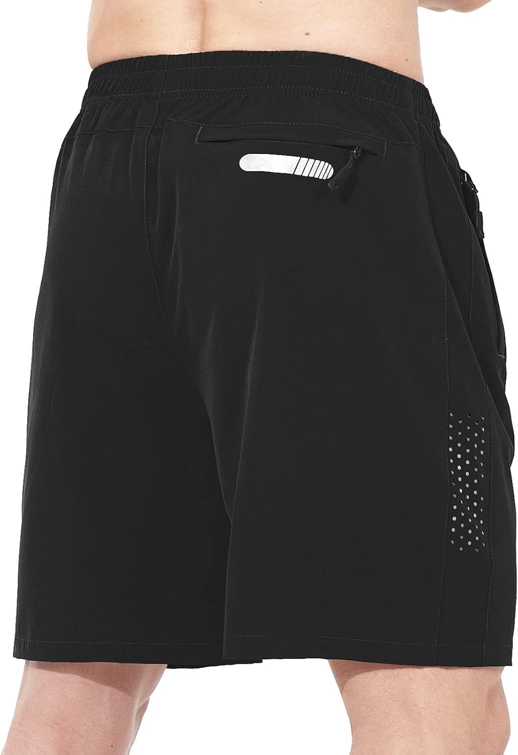 imageNORTHYARD Mens Athletic Running Shorts Quick Dry Workout Shorts 7quot 5quot 9quot Lightweight Sports Gym Basketball Tennis HikingBlack
