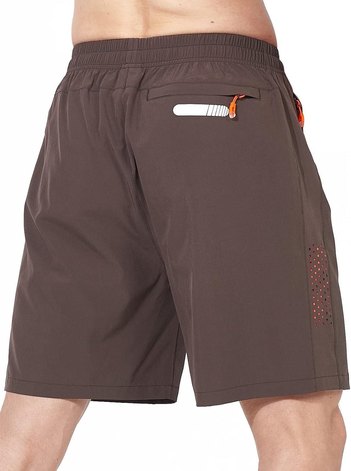 imageNORTHYARD Mens Athletic Running Shorts Quick Dry Workout Shorts 7quot 5quot 9quot Lightweight Sports Gym Basketball Tennis HikingCoffee