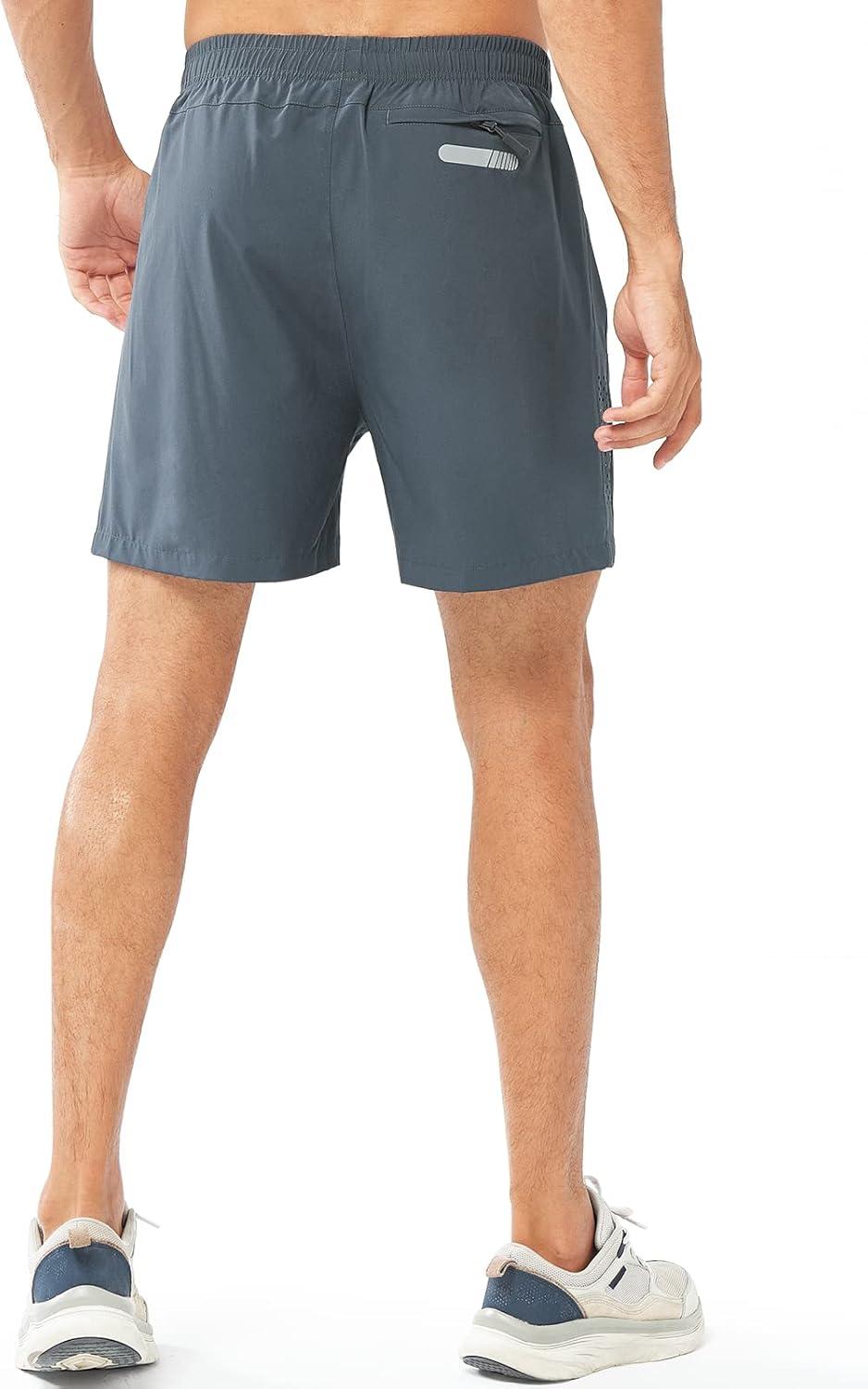 imageNORTHYARD Mens Athletic Running Shorts Quick Dry Workout Shorts 7quot 5quot 9quot Lightweight Sports Gym Basketball Tennis HikingCoolgrey