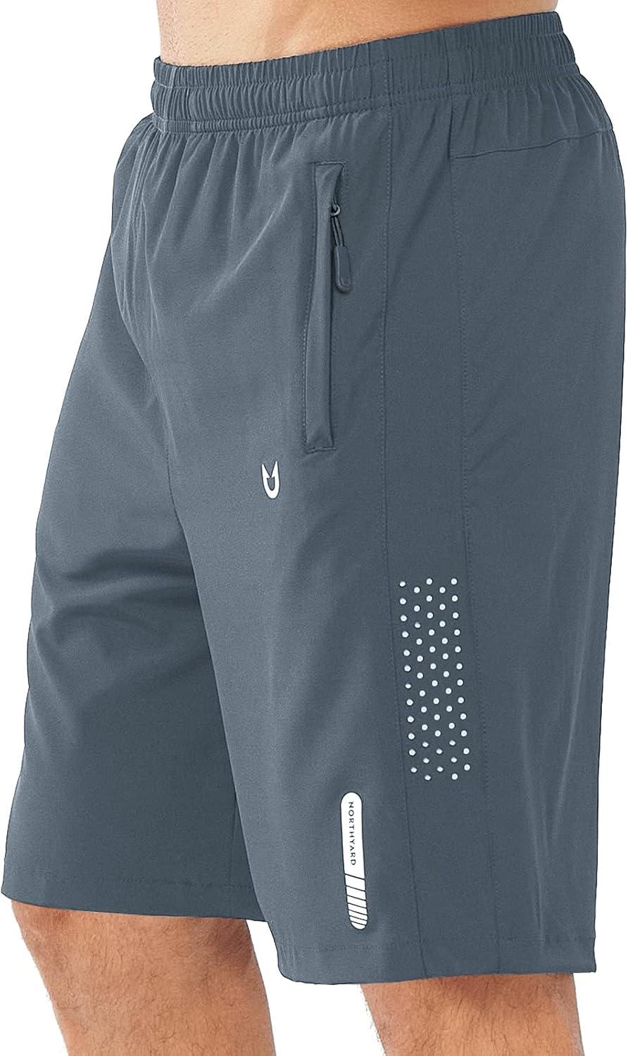 imageNORTHYARD Mens Athletic Running Shorts Quick Dry Workout Shorts 7quot 5quot 9quot Lightweight Sports Gym Basketball Tennis HikingCoolgrey