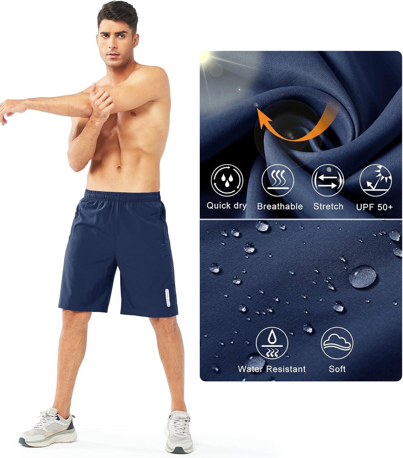 imageNORTHYARD Mens Athletic Running Shorts Quick Dry Workout Shorts 7quot 5quot 9quot Lightweight Sports Gym Basketball Tennis HikingDarkblue