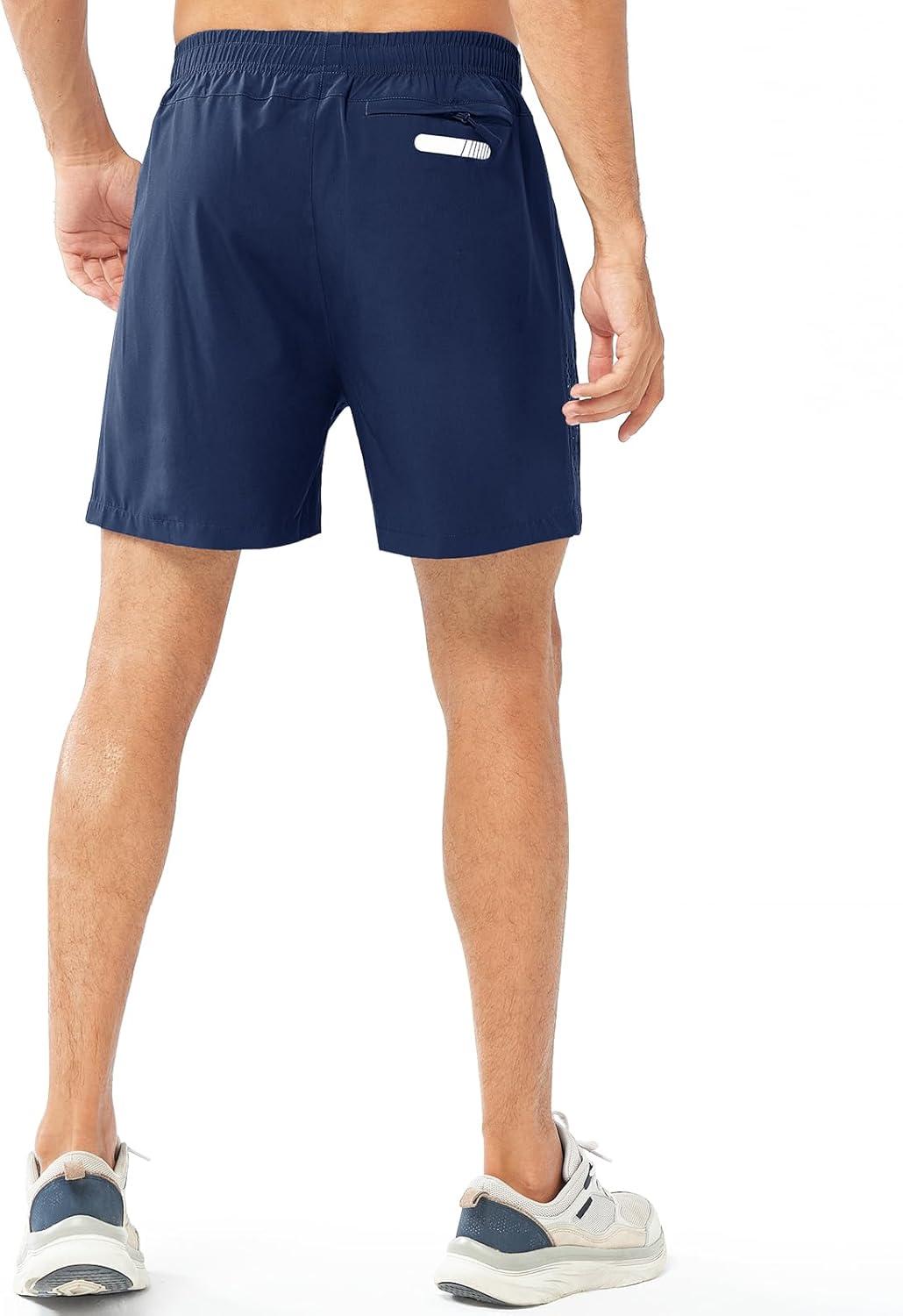imageNORTHYARD Mens Athletic Running Shorts Quick Dry Workout Shorts 7quot 5quot 9quot Lightweight Sports Gym Basketball Tennis HikingDarkblue