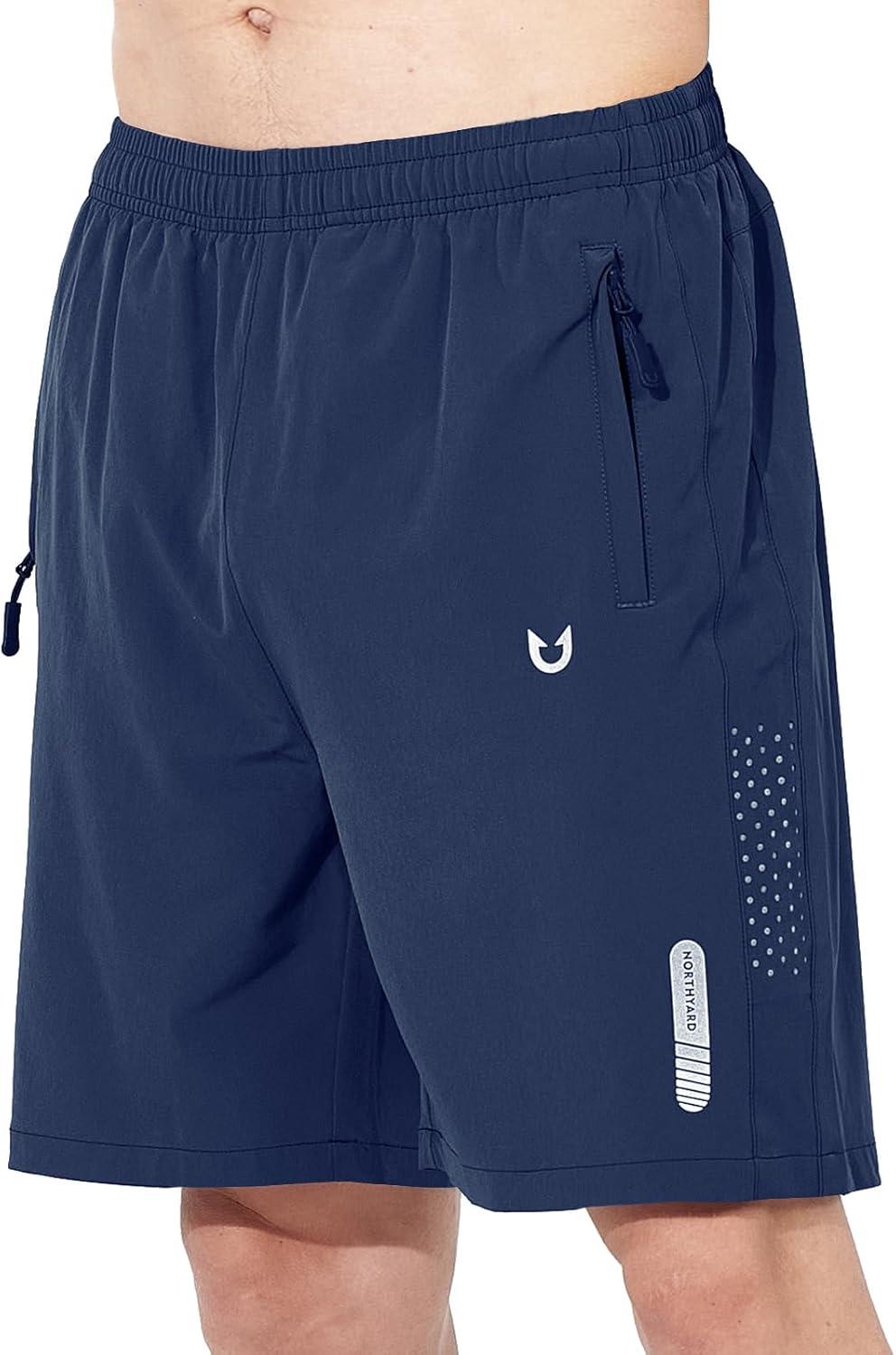 imageNORTHYARD Mens Athletic Running Shorts Quick Dry Workout Shorts 7quot 5quot 9quot Lightweight Sports Gym Basketball Tennis HikingDarkblue