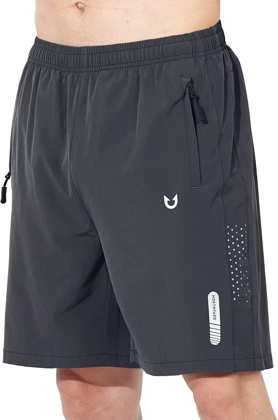 imageNORTHYARD Mens Athletic Running Shorts Quick Dry Workout Shorts 7quot 5quot 9quot Lightweight Sports Gym Basketball Tennis HikingDarkgrey