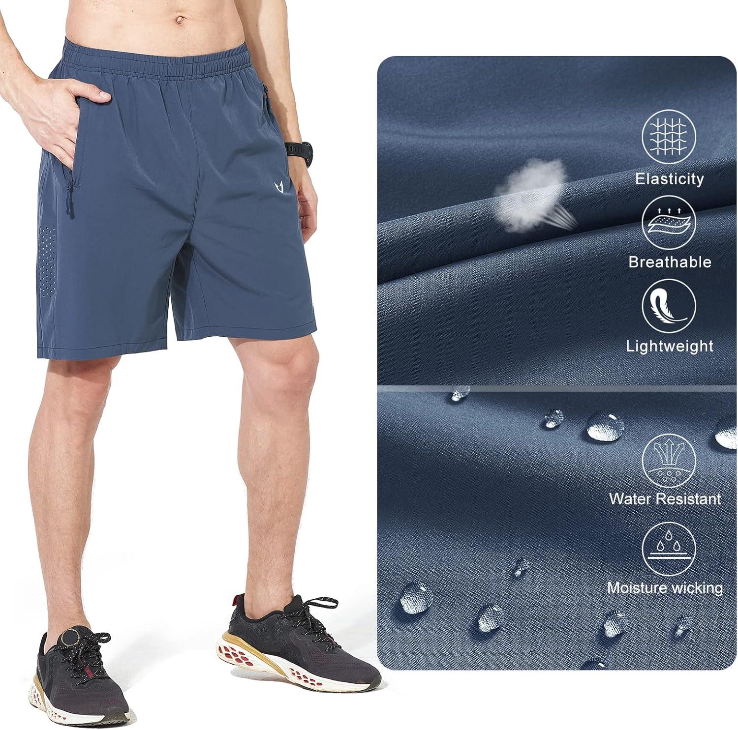 imageNORTHYARD Mens Athletic Running Shorts Quick Dry Workout Shorts 7quot 5quot 9quot Lightweight Sports Gym Basketball Tennis HikingFederalblue
