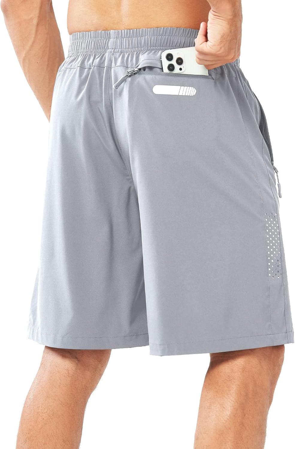 imageNORTHYARD Mens Athletic Running Shorts Quick Dry Workout Shorts 7quot 5quot 9quot Lightweight Sports Gym Basketball Tennis HikingGrey