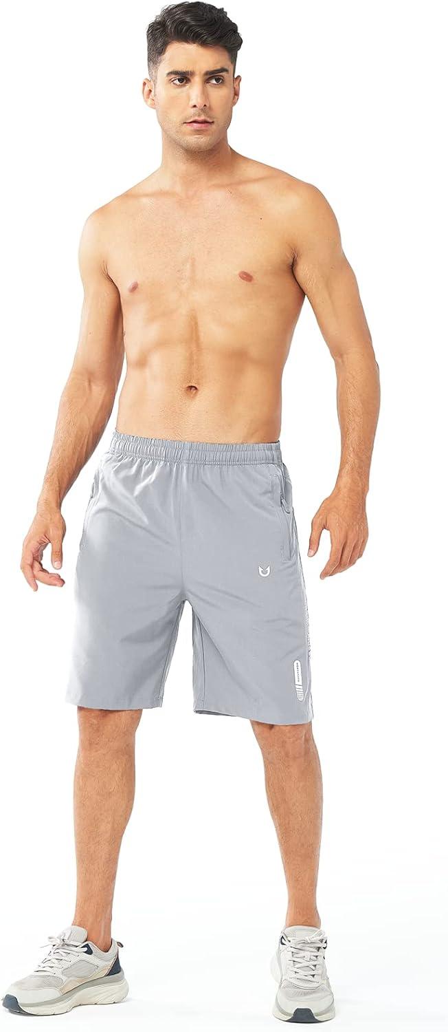imageNORTHYARD Mens Athletic Running Shorts Quick Dry Workout Shorts 7quot 5quot 9quot Lightweight Sports Gym Basketball Tennis HikingGrey