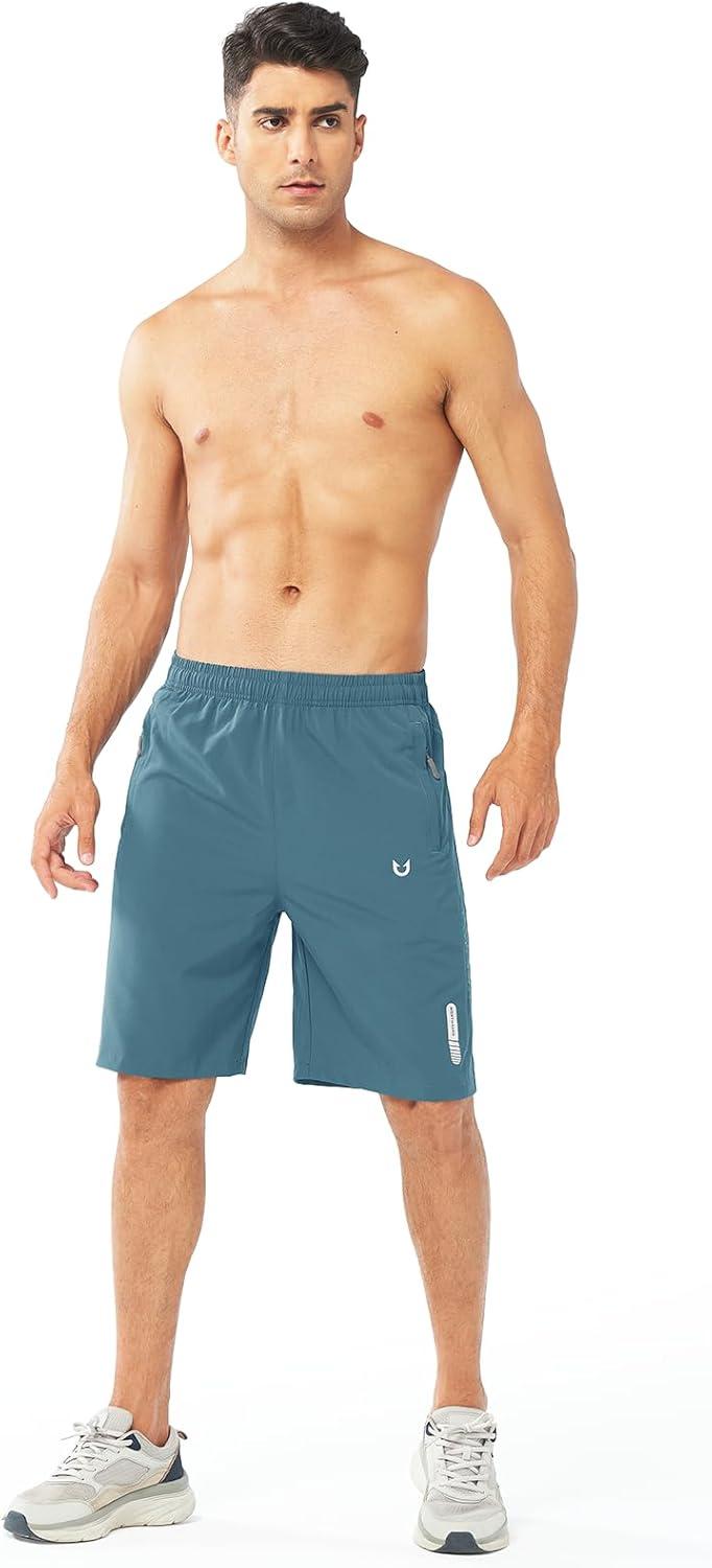 imageNORTHYARD Mens Athletic Running Shorts Quick Dry Workout Shorts 7quot 5quot 9quot Lightweight Sports Gym Basketball Tennis HikingGreyblue