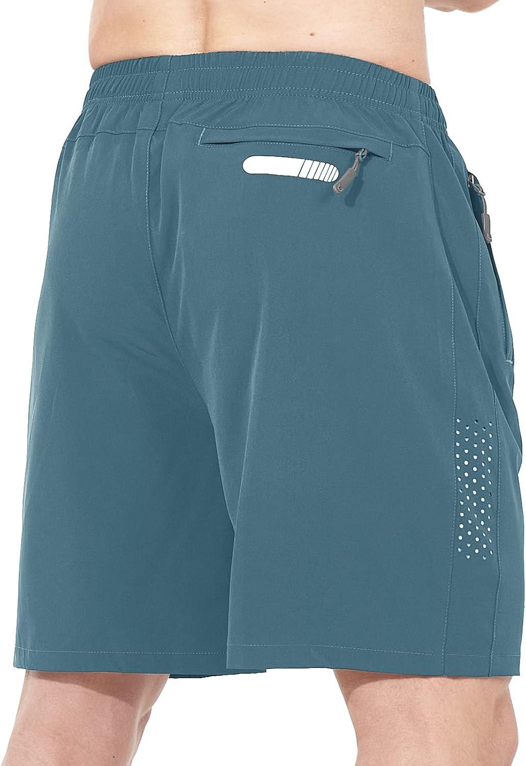 imageNORTHYARD Mens Athletic Running Shorts Quick Dry Workout Shorts 7quot 5quot 9quot Lightweight Sports Gym Basketball Tennis HikingGreyblue