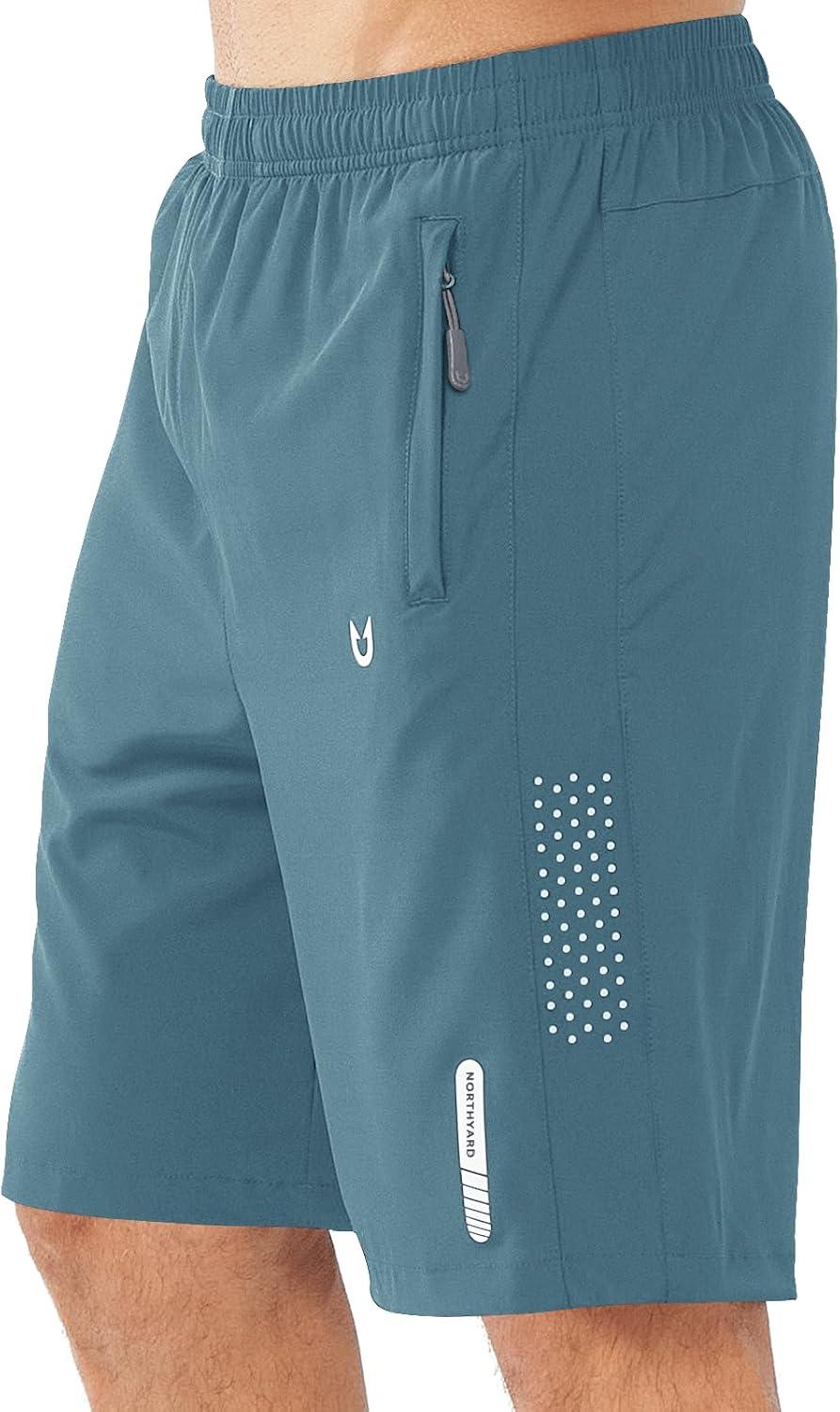 imageNORTHYARD Mens Athletic Running Shorts Quick Dry Workout Shorts 7quot 5quot 9quot Lightweight Sports Gym Basketball Tennis HikingGreyblue