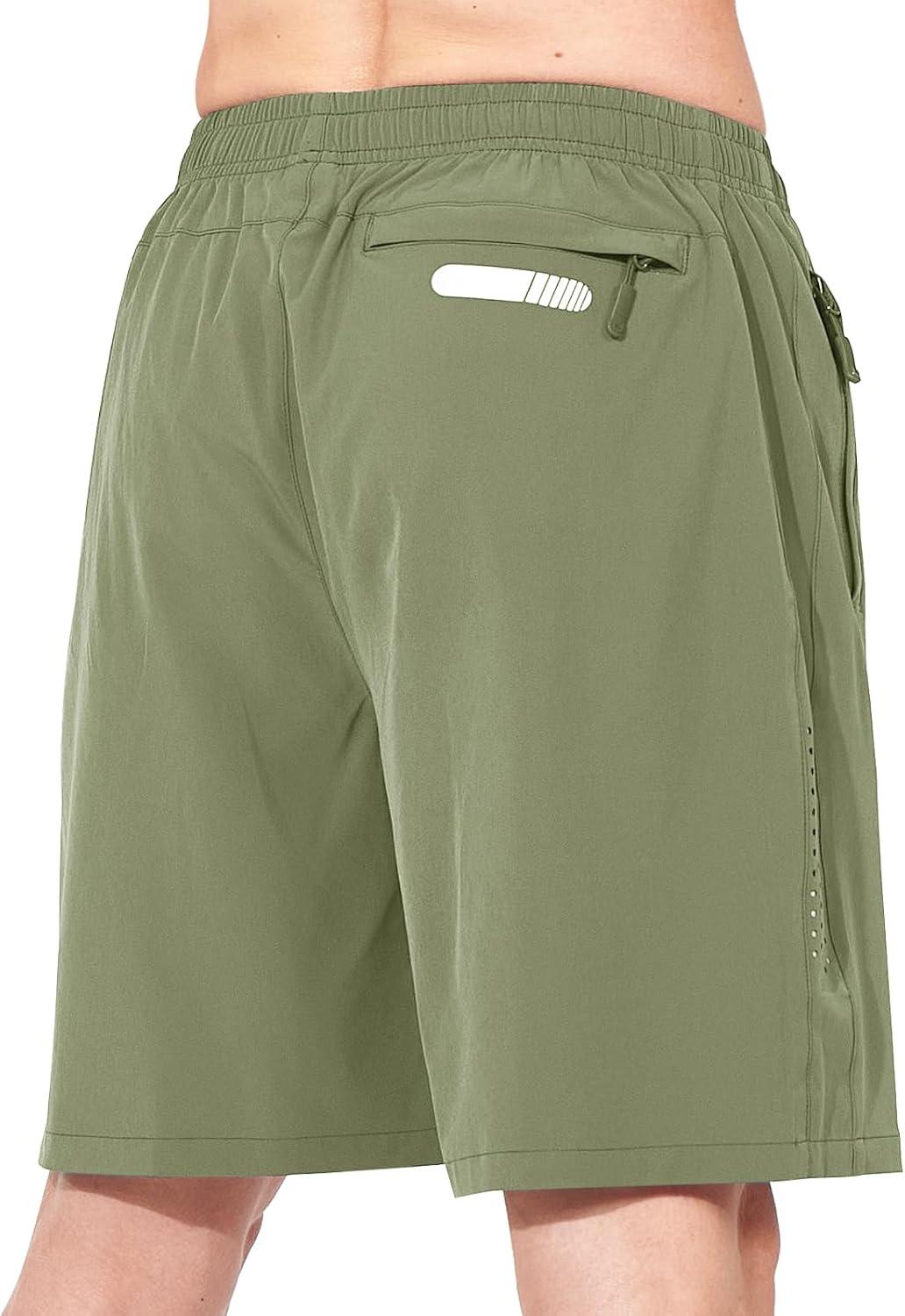 imageNORTHYARD Mens Athletic Running Shorts Quick Dry Workout Shorts 7quot 5quot 9quot Lightweight Sports Gym Basketball Tennis HikingLightgreen