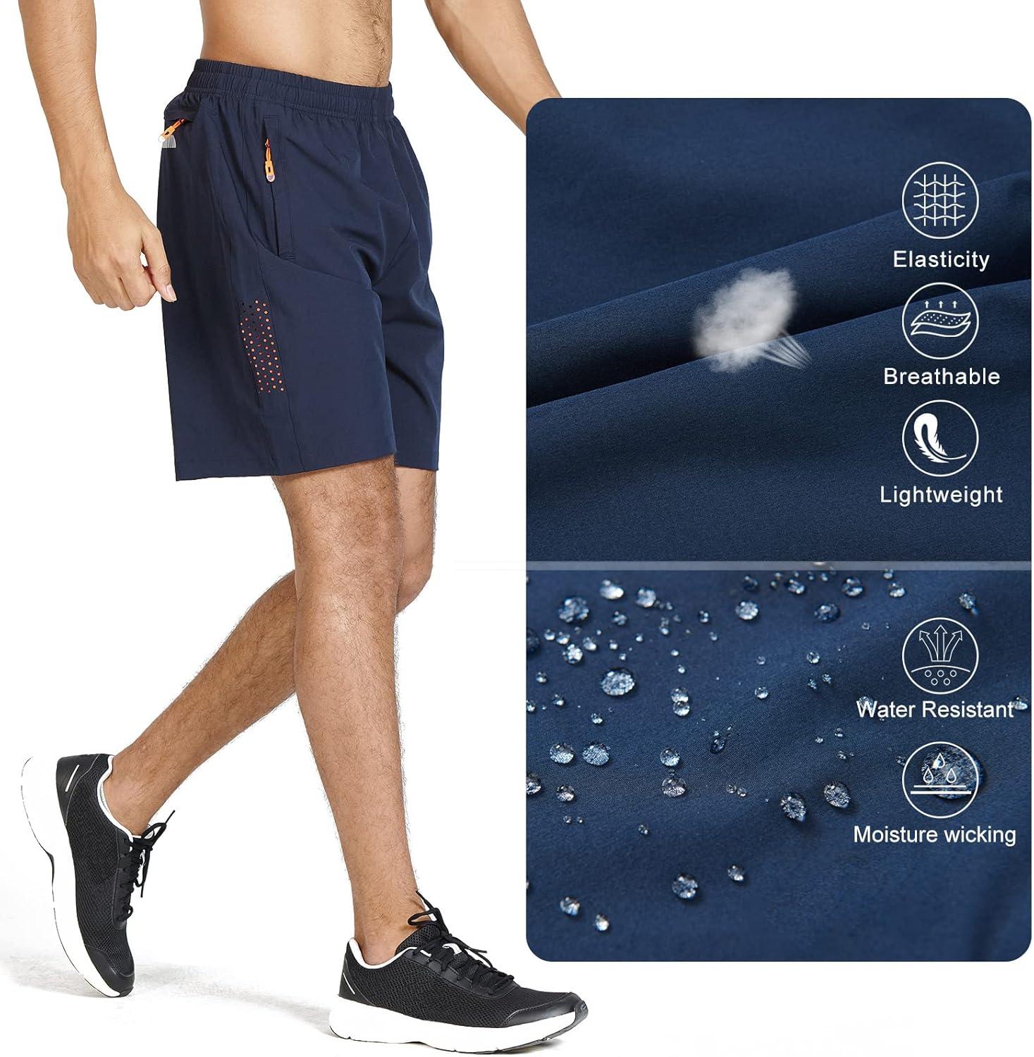 imageNORTHYARD Mens Athletic Running Shorts Quick Dry Workout Shorts 7quot 5quot 9quot Lightweight Sports Gym Basketball Tennis HikingNavy