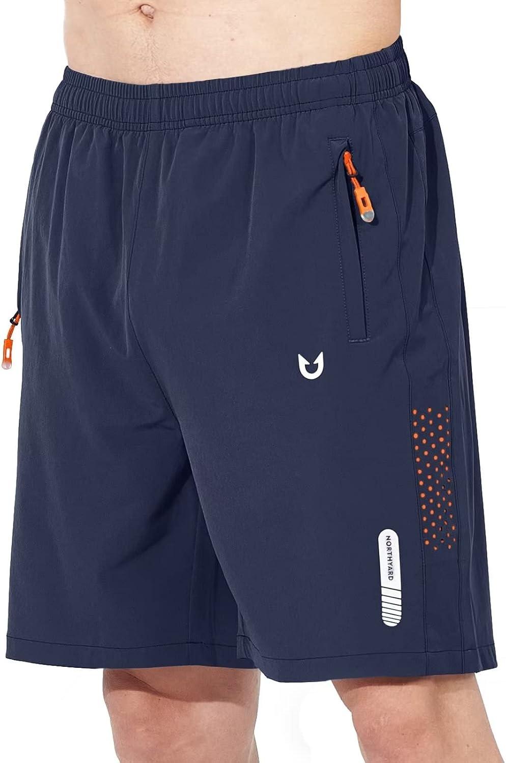 imageNORTHYARD Mens Athletic Running Shorts Quick Dry Workout Shorts 7quot 5quot 9quot Lightweight Sports Gym Basketball Tennis HikingNavy