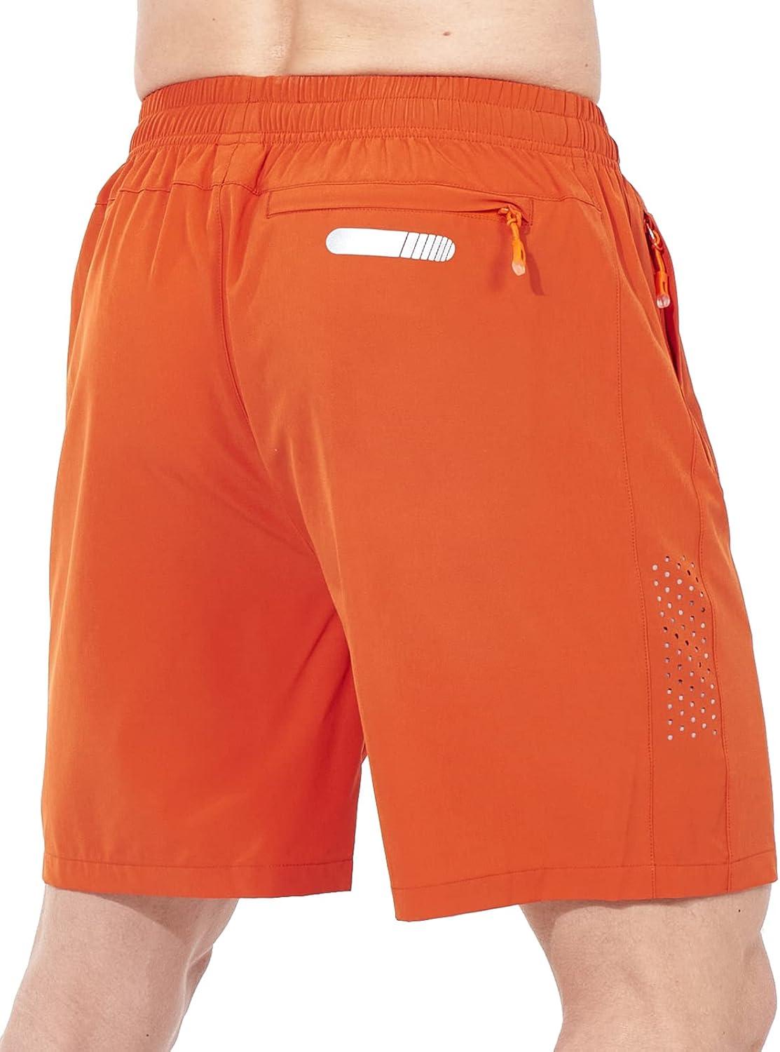 imageNORTHYARD Mens Athletic Running Shorts Quick Dry Workout Shorts 7quot 5quot 9quot Lightweight Sports Gym Basketball Tennis HikingOrange