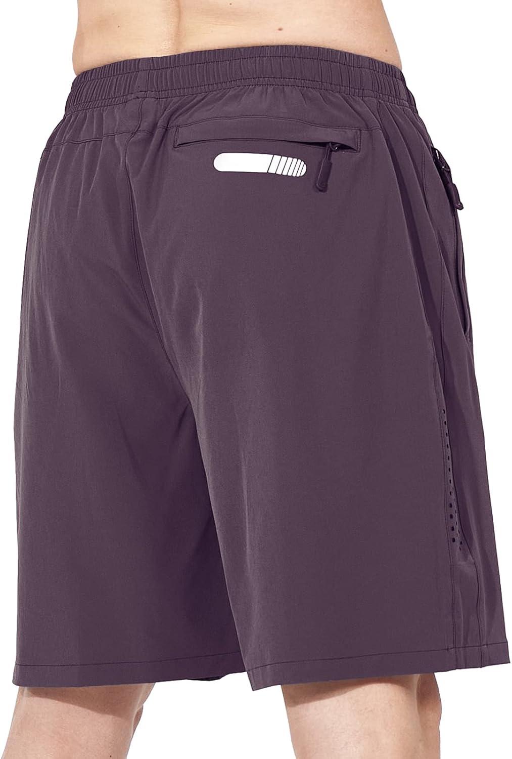 imageNORTHYARD Mens Athletic Running Shorts Quick Dry Workout Shorts 7quot 5quot 9quot Lightweight Sports Gym Basketball Tennis HikingPlum