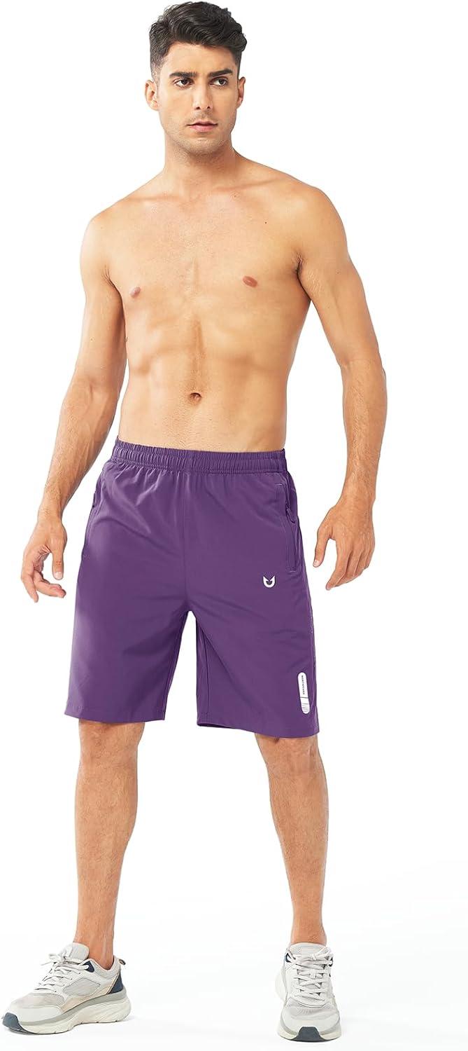 imageNORTHYARD Mens Athletic Running Shorts Quick Dry Workout Shorts 7quot 5quot 9quot Lightweight Sports Gym Basketball Tennis HikingPurple