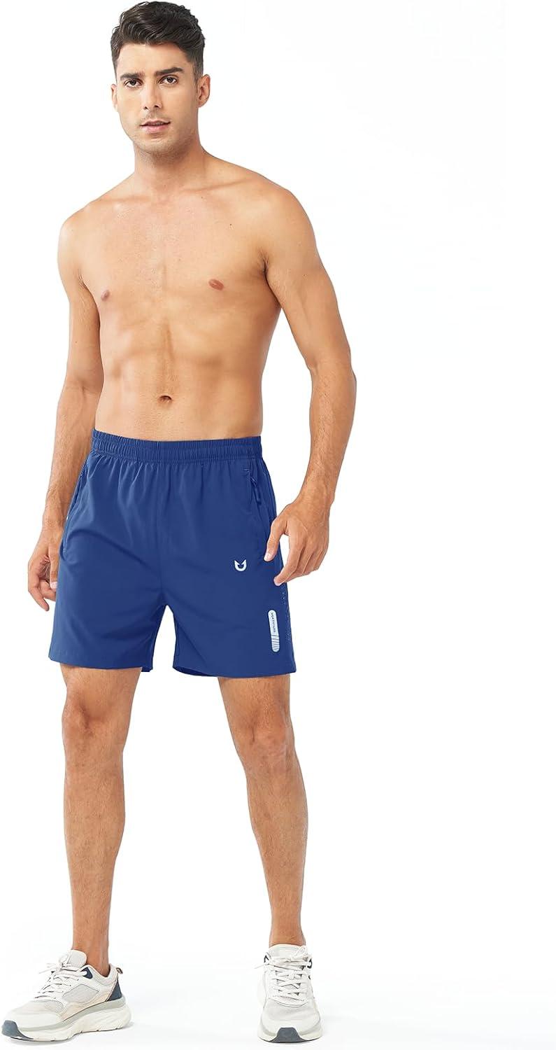 imageNORTHYARD Mens Athletic Running Shorts Quick Dry Workout Shorts 7quot 5quot 9quot Lightweight Sports Gym Basketball Tennis HikingRoyalblue