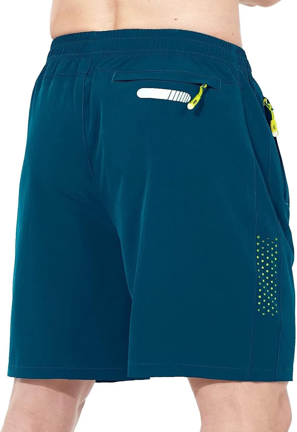 imageNORTHYARD Mens Athletic Running Shorts Quick Dry Workout Shorts 7quot 5quot 9quot Lightweight Sports Gym Basketball Tennis HikingSeablue