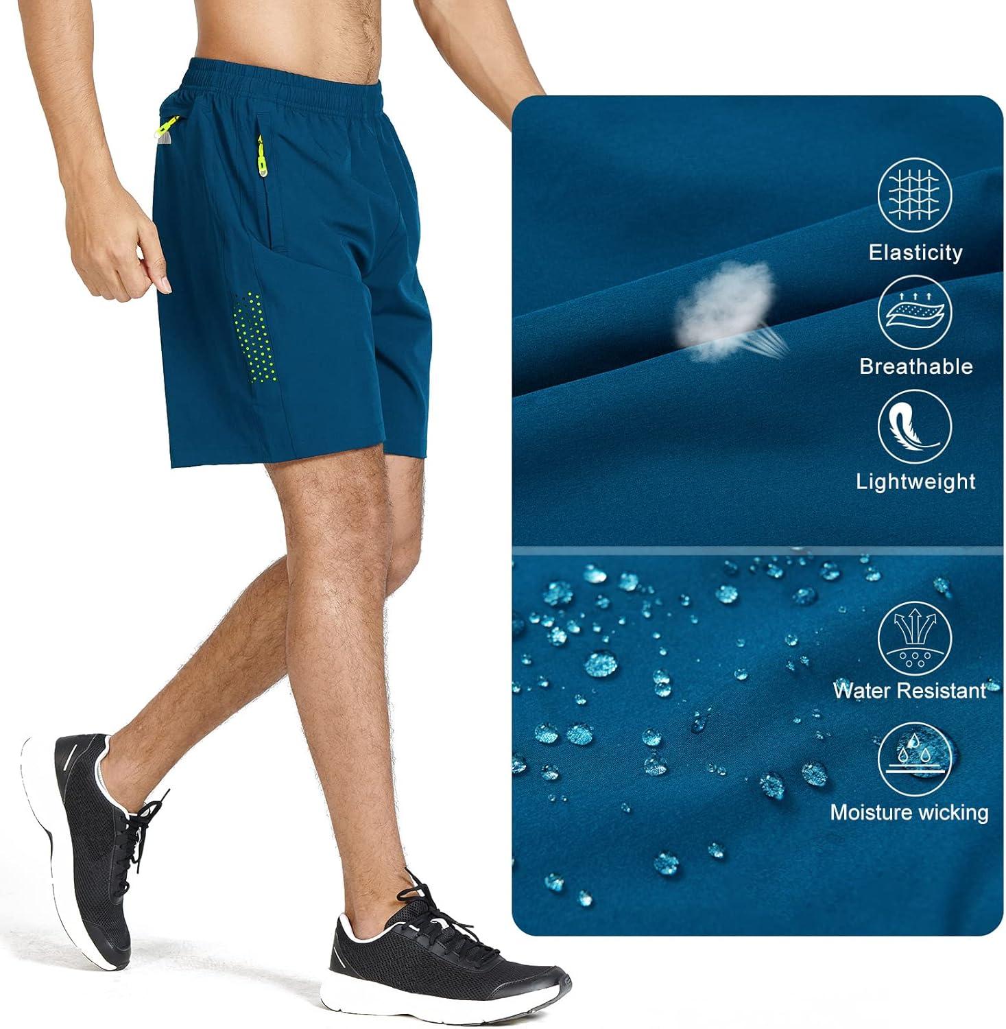 imageNORTHYARD Mens Athletic Running Shorts Quick Dry Workout Shorts 7quot 5quot 9quot Lightweight Sports Gym Basketball Tennis HikingSeablue