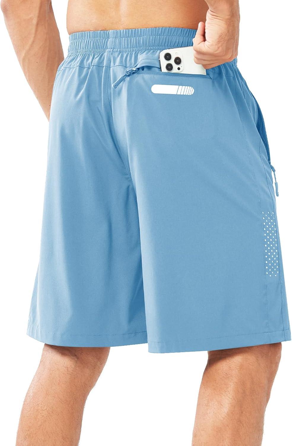 imageNORTHYARD Mens Athletic Running Shorts Quick Dry Workout Shorts 7quot 5quot 9quot Lightweight Sports Gym Basketball Tennis HikingSkyblue