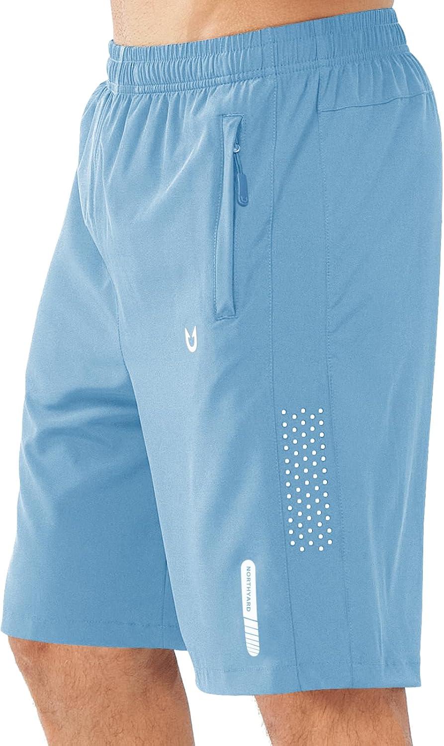imageNORTHYARD Mens Athletic Running Shorts Quick Dry Workout Shorts 7quot 5quot 9quot Lightweight Sports Gym Basketball Tennis HikingSkyblue
