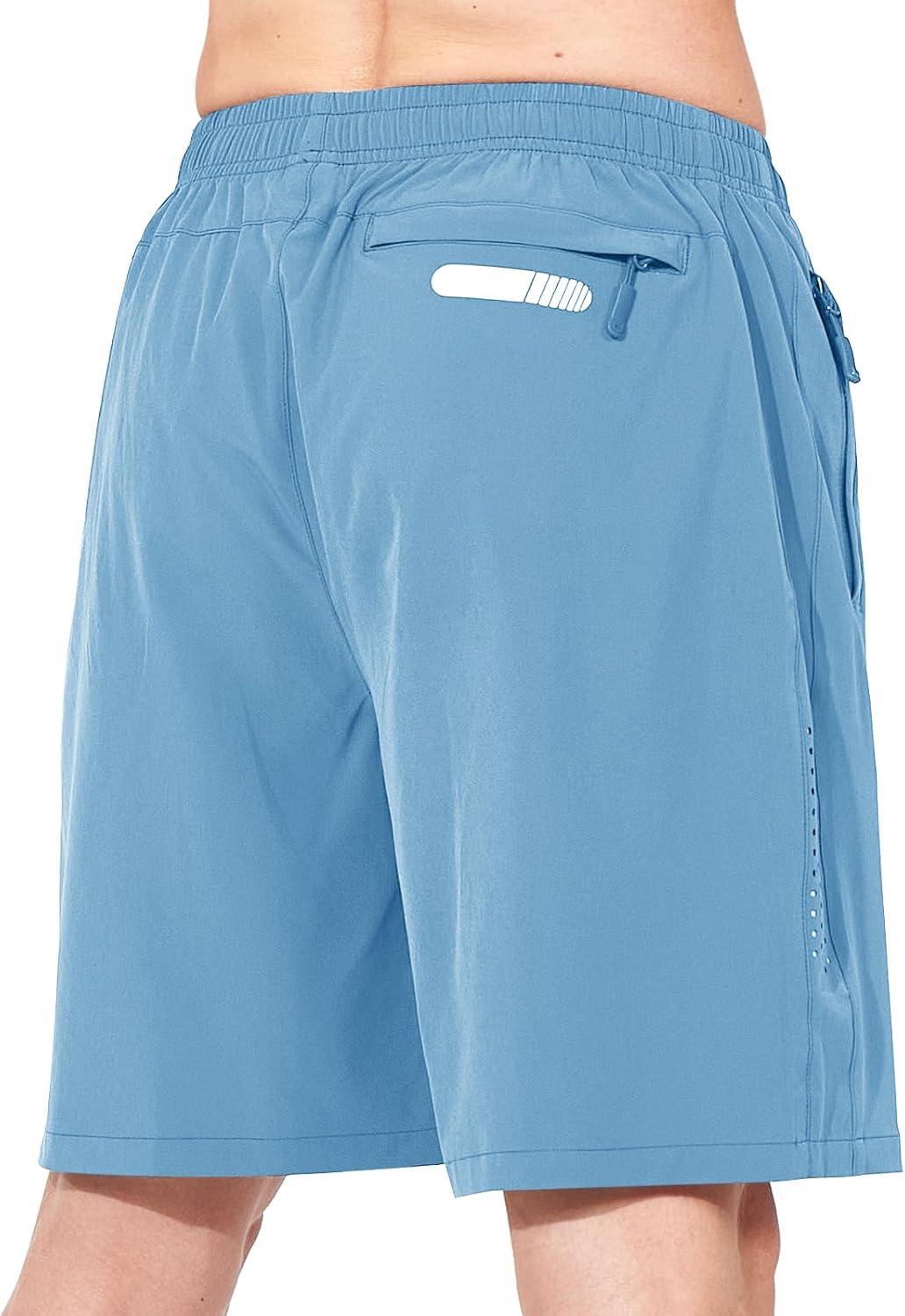 imageNORTHYARD Mens Athletic Running Shorts Quick Dry Workout Shorts 7quot 5quot 9quot Lightweight Sports Gym Basketball Tennis HikingSkyblue