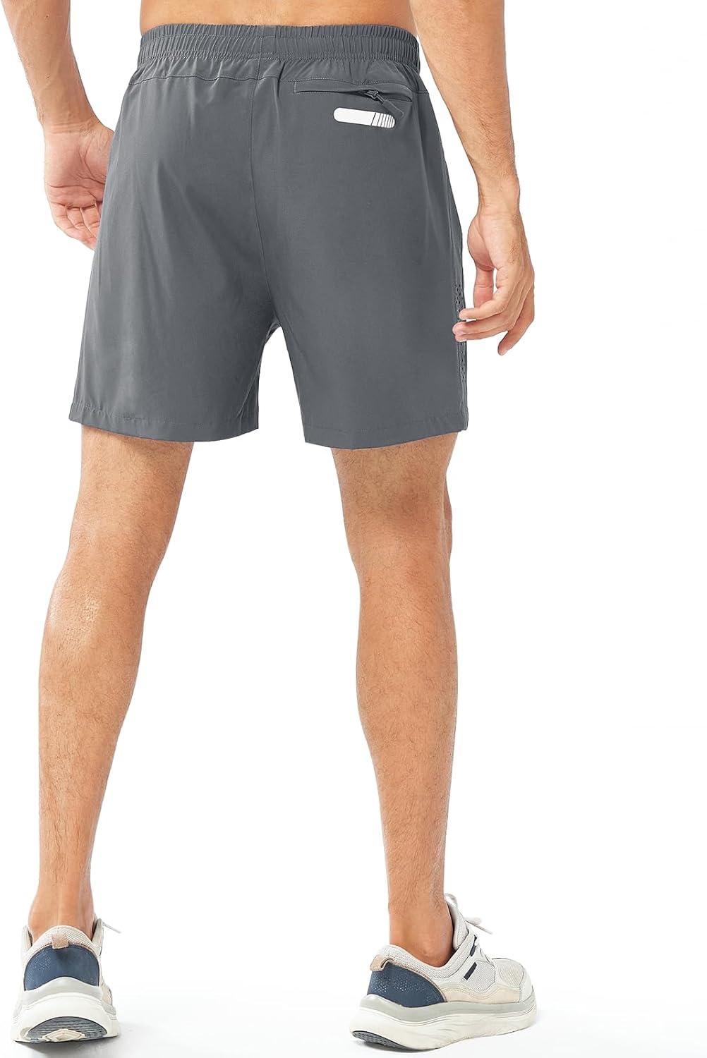 imageNORTHYARD Mens Athletic Running Shorts Quick Dry Workout Shorts 7quot 5quot 9quot Lightweight Sports Gym Basketball Tennis HikingSmokegrey