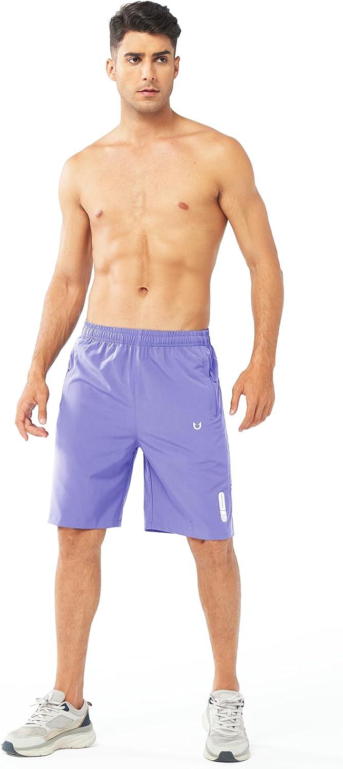 imageNORTHYARD Mens Athletic Running Shorts Quick Dry Workout Shorts 7quot 5quot 9quot Lightweight Sports Gym Basketball Tennis HikingViolet