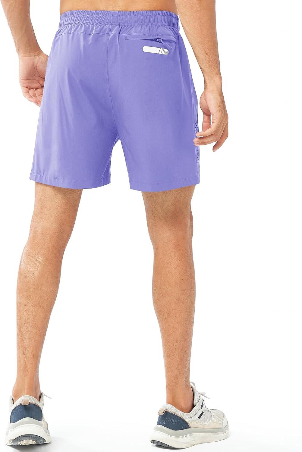 imageNORTHYARD Mens Athletic Running Shorts Quick Dry Workout Shorts 7quot 5quot 9quot Lightweight Sports Gym Basketball Tennis HikingViolet