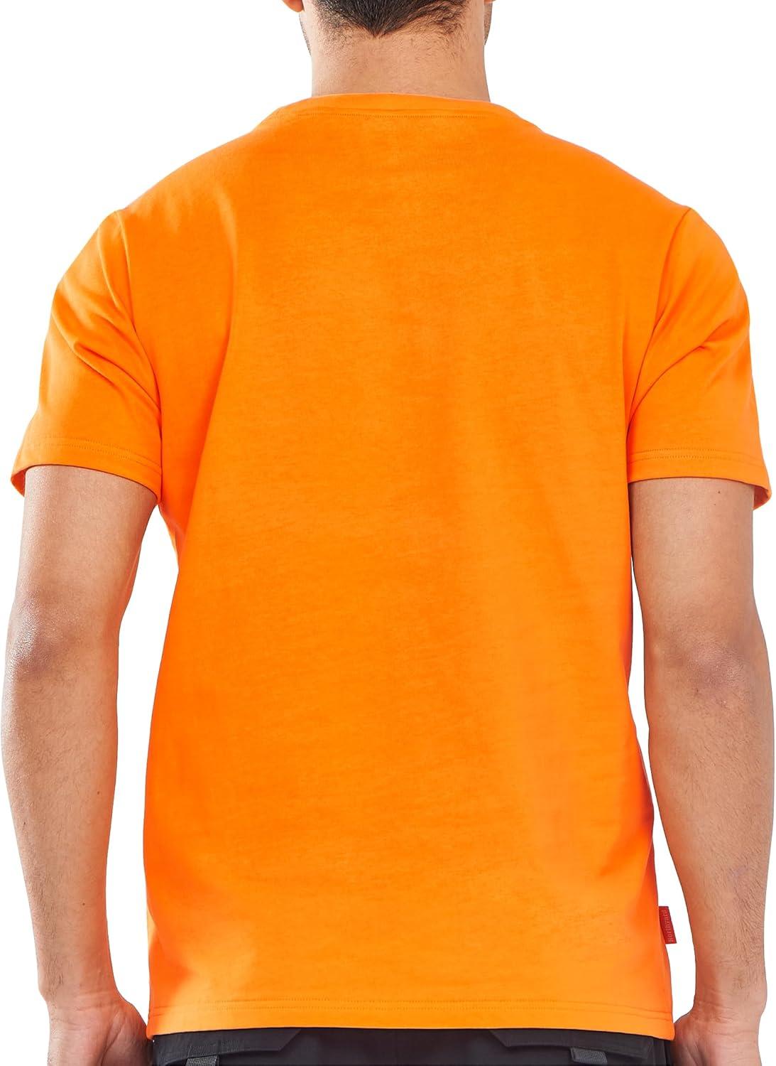 imageNORTHYARD Mens Heavyweight Cotton TShirts Crewneck Short Sleeve Fashion Casual Shirts for MenOrange