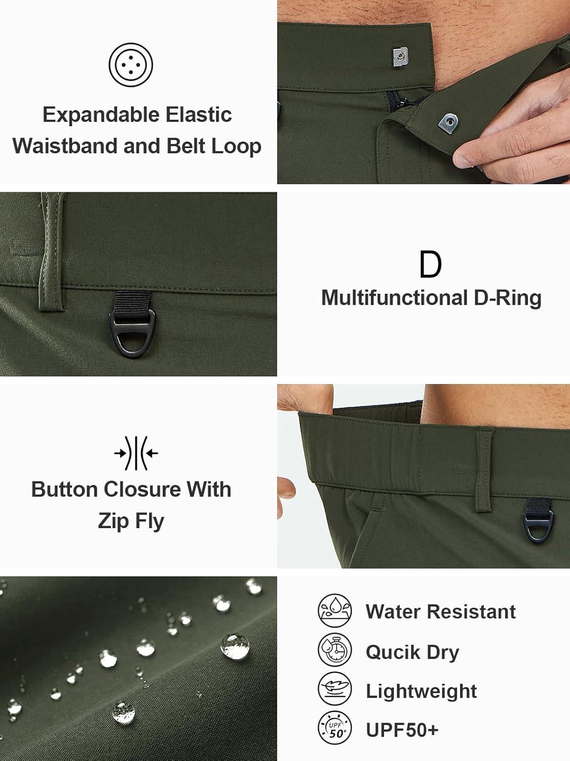 imageNORTHYARD Mens Hiking Cargo Shorts 9quot Casual Golf Lightweight Workout Short Athletic Outdoor Fishing Work Sport with PocketsArmygreen