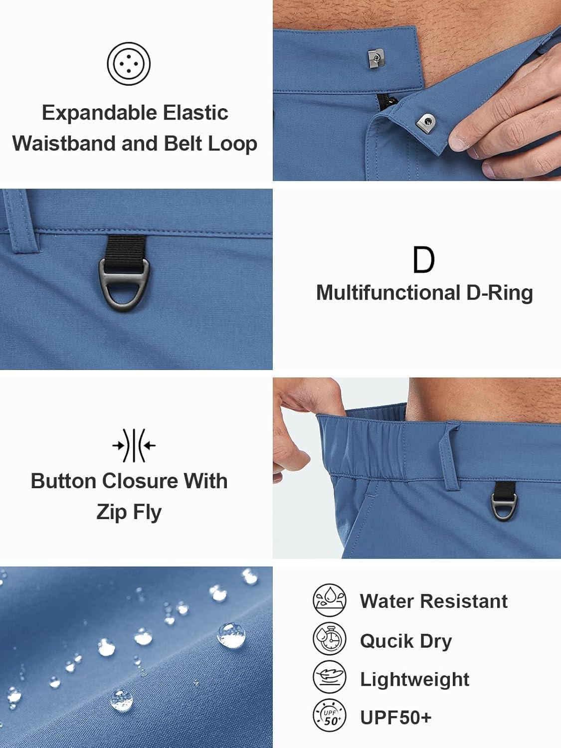 imageNORTHYARD Mens Hiking Cargo Shorts 9quot Casual Golf Lightweight Workout Short Athletic Outdoor Fishing Work Sport with PocketsFederalblue