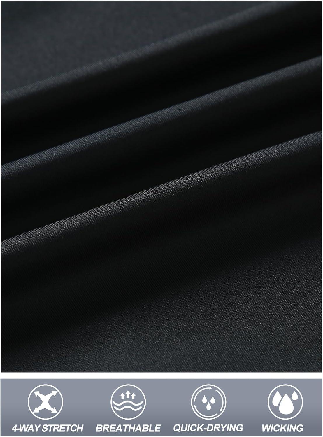 imageNORTHYARD Mens Long Sleeve Shirts Quick Dry Workout Gym Athletic Running Sun T Shirts TopsBlack